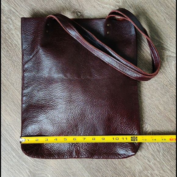Artisan Leather tote bag, reversible tote, real suede bag, leather messenger bag - Picture 13 of 16